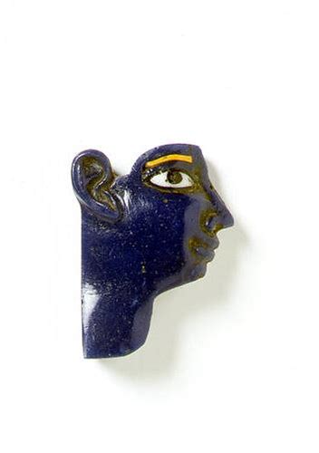 Ptolemaic Or Romano Egyptian Glass Inlay Of A Face In Prof Flickr