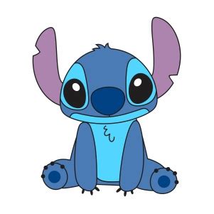 Cute Stitch Svg | Cute Stitch cartoon svg cut file Download | JPG, PNG