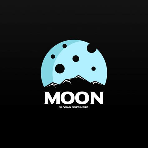 Moon Logo Vector At Collection Of Moon Logo Vector