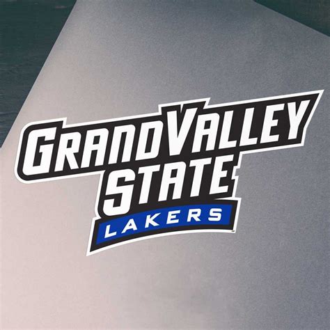 Grand Valley State University Wordmark Logo Car Decal Nudge Printing