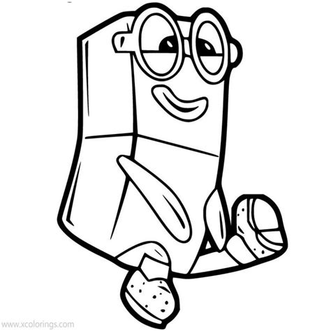 Numberblocks Coloring Pages 6 7 8 9 10