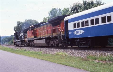 Norfolk Southern Bnsf Railroad Train Passenger Car Herndon Pa 2008