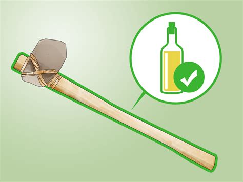 Match the bevel angle and draw the file across the edge. How to Make a Stone Axe (with Pictures) - wikiHow
