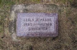 Leila B Collinson Prahl Find A Grave Memorial