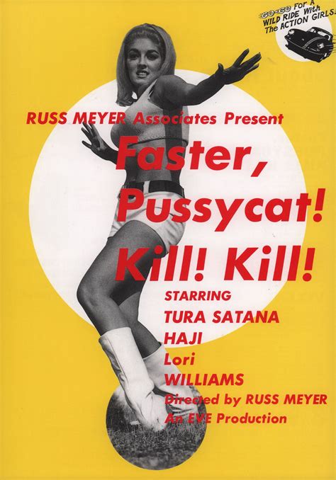 Faster Pussycat Kill Kill 1994 Japanese B5 Chirashi Handbill Posteritati Movie Poster Gallery