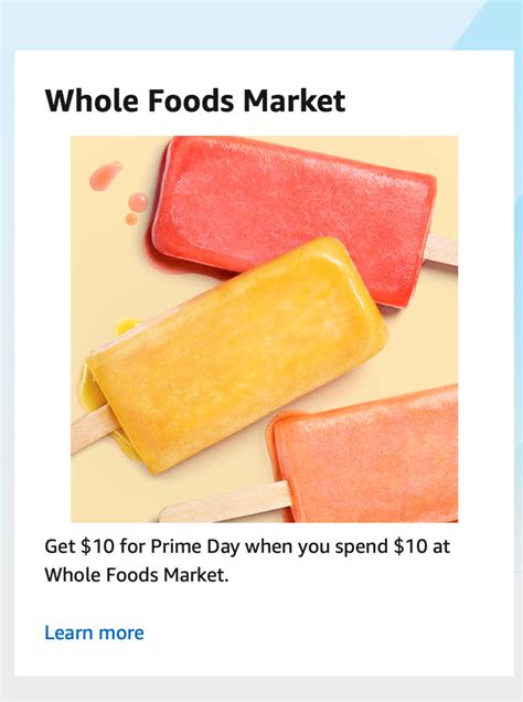 Deals and sales eateries and bars store amenities events careers. Get $10 for Prime Day | Whole food recipes, Whole foods ...