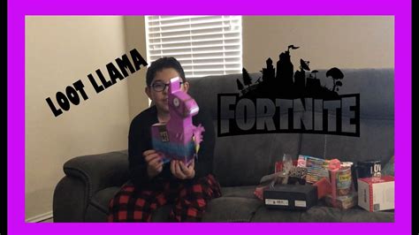 Fortnite Loot Llama Opening Youtube