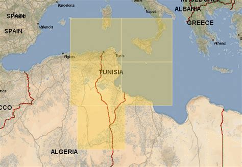 Download Tunisia Topographic Maps