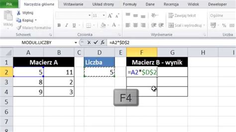 Jak Obliczyc Tabliczke Mnozenia W Excelu Image To U