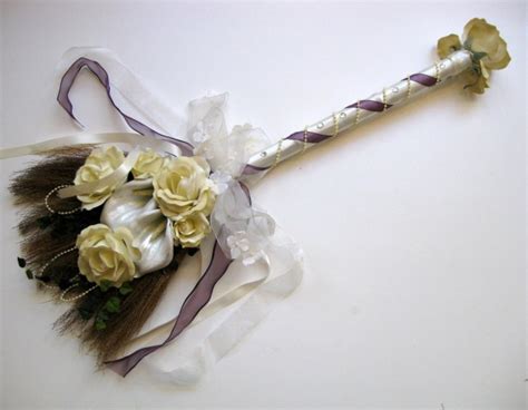 Whiteivory Wedding Brooms