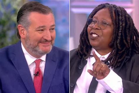 Protestors Disrupt Ted Cruz S Interview On The View Whoopi Goldberg Reacts Let Us Do Our Job