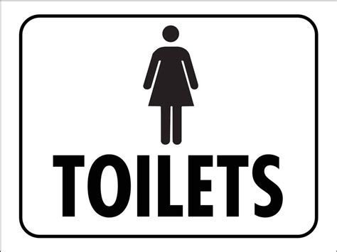 Female Toilet Sign New Signs