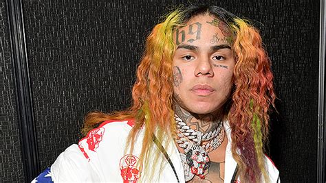 tekashi 6ix9ine s rainbow hair makeover before and after pics hollywood life