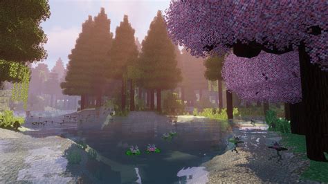 Minecraft Shader Forest
