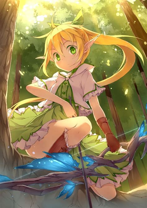 Wood Elf Anime Beautiful Drawings Anime Style