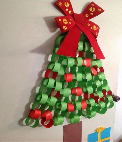 Paper Chain Christmas Tree For The Folks That Arent Able To Get A
