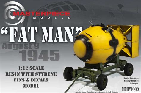 An emphatic moon, where otherwise a collection of photographs of the little boy and fat man atomic bombs features some images of the actual bombs that were detonated over hiroshima and nagasaki 1/12 Scale Fat Man Atomic Bomb | Masterpiece Models | WW2 ...