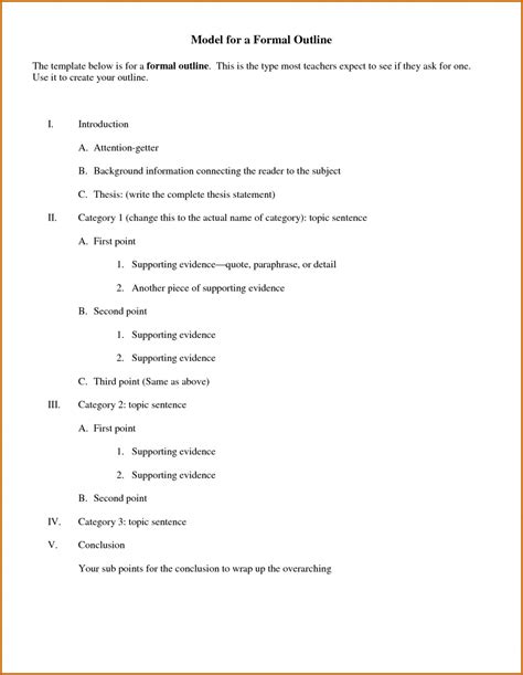 The mla handbook makes a distinction between the formal, rehearsed portion of a presentation and the informal discussion that often occurs after. 007 Informal Outline For Essay Formal Research Paper Example Compare And Contrast Sample Pdf ...