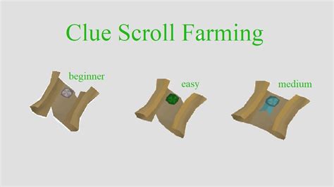 Osrs Farming Beginner Easy And Medium Clue Scrolls Fastest Way To
