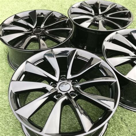 With earnings coming up, there looks to be a showdown of bulls and bears in the near future. 19" TESLA MODEL 3 GLOSS BLACK RIMS OEM Stock Set of 4 ...