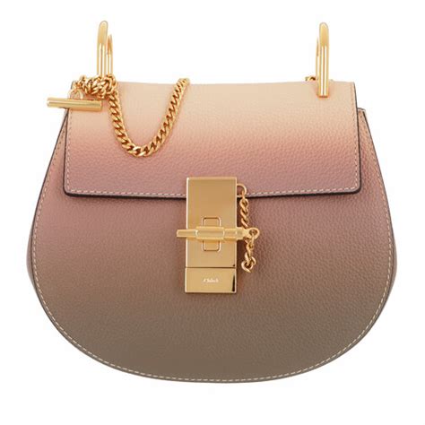 Chloé Mini Drew Shoulder Bag Pink Crossbody Bag Fashionette