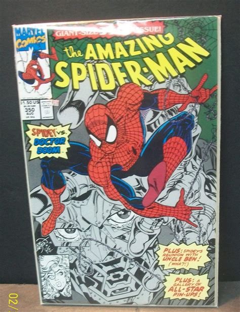 Amazing Spider Man 350 Doctor Doom And The Black Fox Vf Nm Etsy