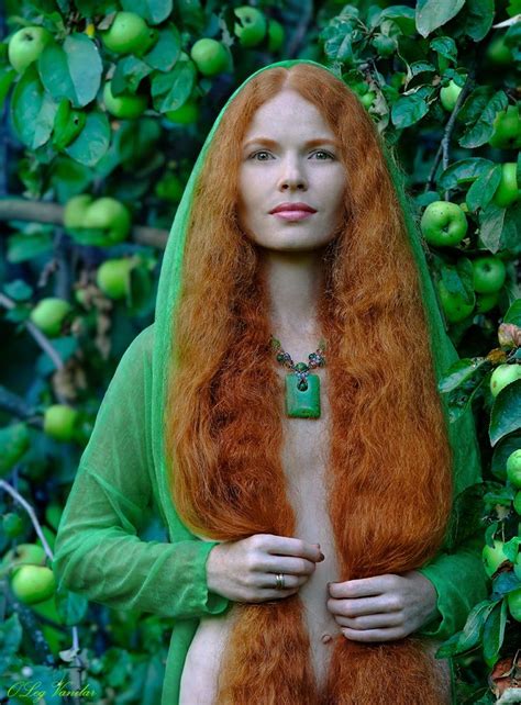 Russian Redhead Beauty Christine Vanilar Mooie Vrouw Roodharigen Vrouw