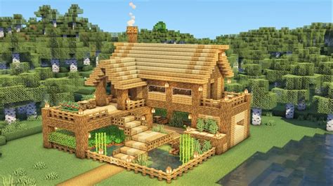 10 Minecraft House Tutorial How To Build The Ultimate Farm House 20