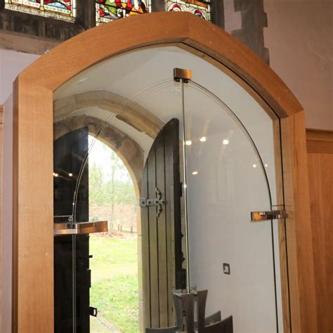 Arched Internal Arched Door St Marys Church Ion Glass