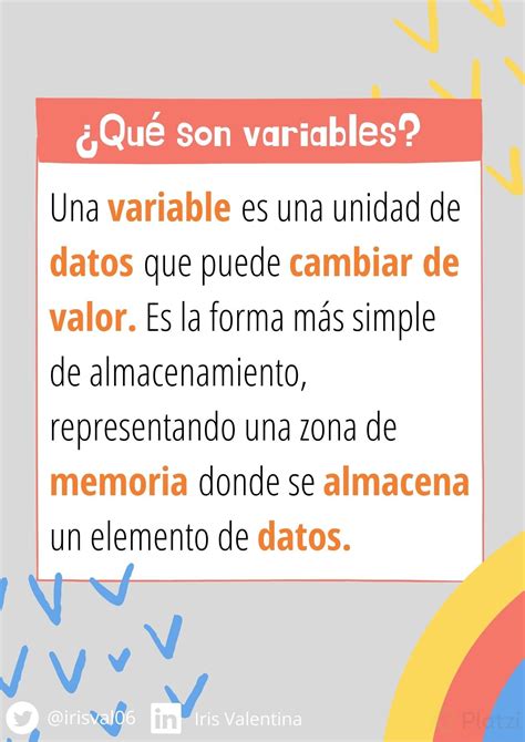 Variables Constantes Y Tipos De Datos