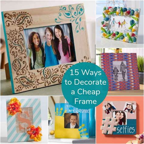 Photo Frame Decoration Ideas With Mod Podge Wood Picture Frames Diy