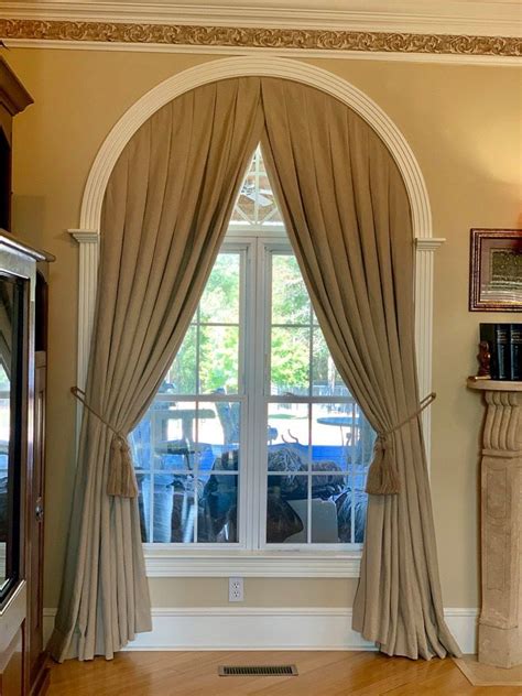 Sew Elegant Fine Window Designs Curtains For Arched Windows Arched