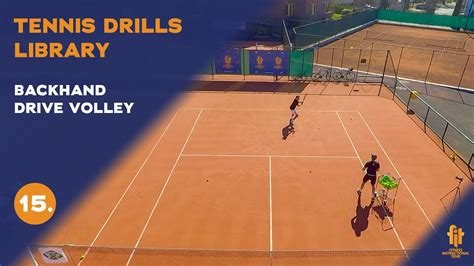 Top Tennis Drills Backhand Drive Volley YouTube