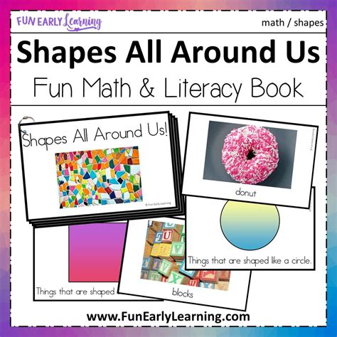 Shapes All Around Us Book Shapes Preschool Shapes Lessons Math