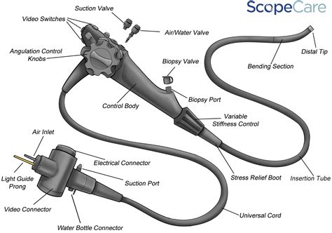 Flexible Endoscope Repair Fiberscope Videoscope Colonoscope Cystoscope