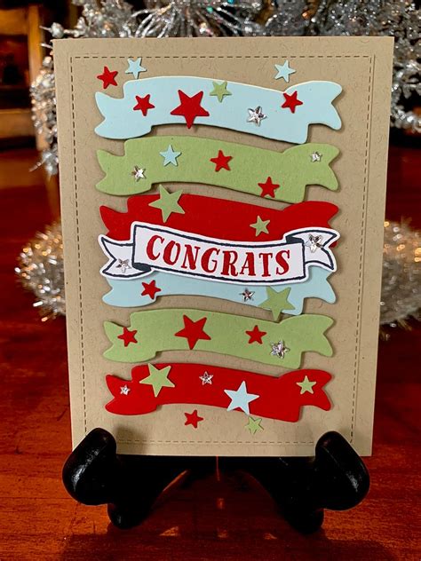 Stampin Up Banners For You Stampin Up Congrats Banner