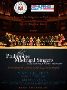 The Philippine Madrigal Singers Celebrating 50 Years Of World Class