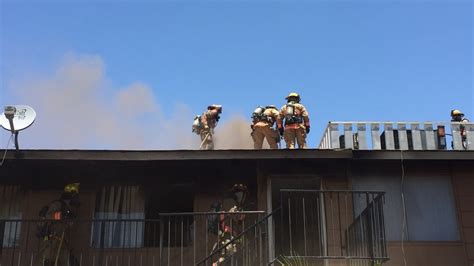 About 50 Displaced After Apartment Complex Fire On Charleston Near Nellis