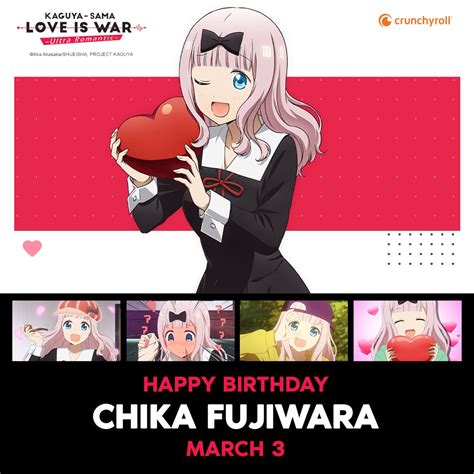 Crunchyroll On Twitter Happy Birthday Chika Fujiwara And Yu Ishigami