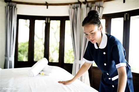 Download Premium Image Of Housekeeper Cleaning A Hotel Room 424650