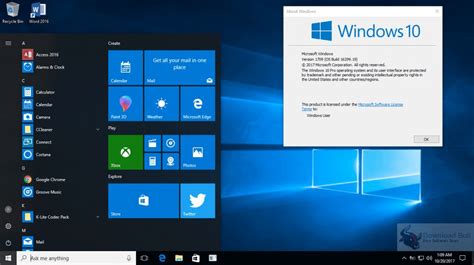 Windows 10 Professional 1709 Free Download Download Bull