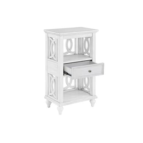 Lane Furniture Tinsley White Asian Hardwood 1 Drawer Accent Chest At