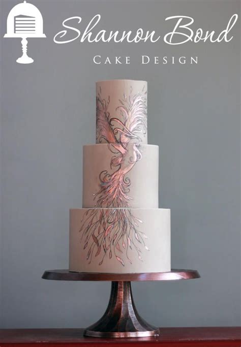 Phoenix Cake Unusual Wedding Cakes Painted Cakes Amazing Wedding Cakes