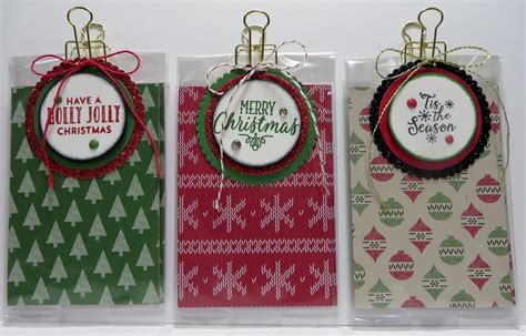Lynns Locker Stampin Up Christmas Treatproduct Holder T Bag