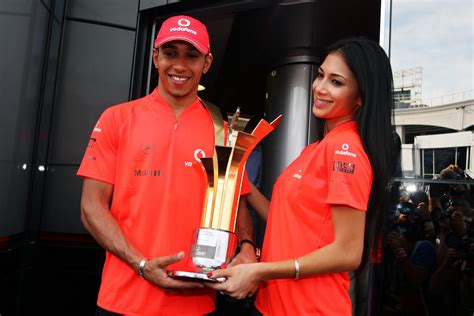 So, who are the women who dated lewis hamilton? Lewis Hamilton with his girlfriend Nicole Scherzinger, display the trophy after the Turkish ...