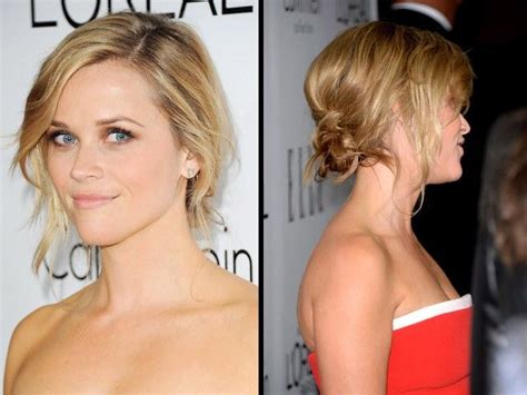 Reese Witherspoons Easy Updo Celebrity Hair Inspiration Celebrity