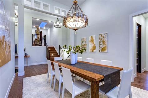 The right lighting can make all the difference, and with help from lowe's, it's easy to craft the perfect lighting experience for each room in your home. 50 Dining Rooms with Tall Ceilings (Photos)