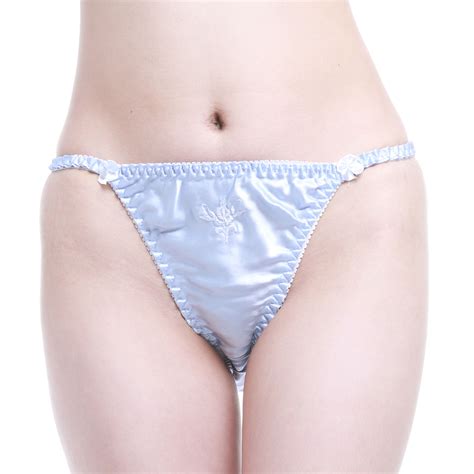 Nwt Lot 3 Silk Womens String Bikinis Panties Solid Tanga Ebay