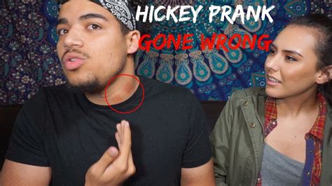 She Broke Up With Me Fake Hickey Prank On Girlfriend Gone Wrong Youtube