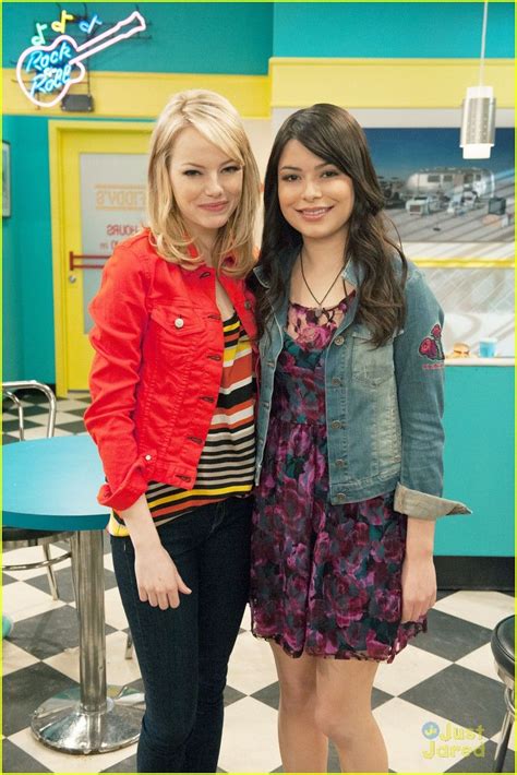 Emma Stone Icarly First Look 10 Icarly Actress Nickelodeon Icarly Cast Miranda Cosgrove
